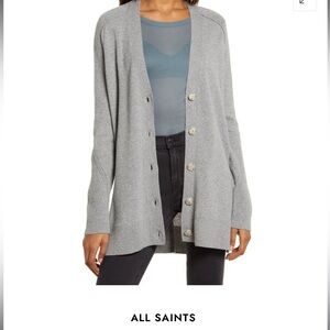 All Saints 💯 % cashmere cardigan